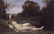 Corot Camille Nymph Reclined china oil painting reproduction